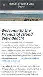 Mobile Screenshot of friendsofislandviewbeach.com