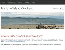 Tablet Screenshot of friendsofislandviewbeach.com